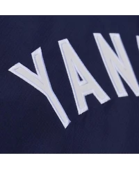 Mitchell & Ness Men's Navy New York Yankees Full-Snap Hooded Coaches Jacket