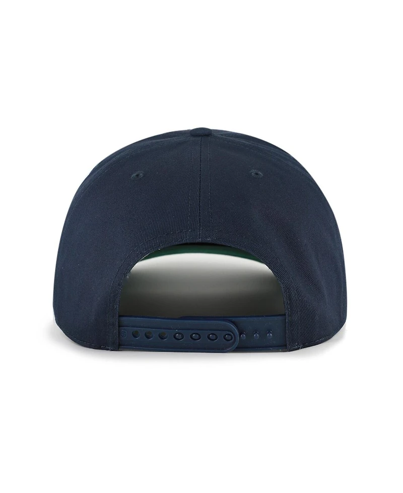 '47 Brand Men's Navy/Brown Chicago Cubs Cooperstown Break Wood Suede Hitch Adjustable Hat