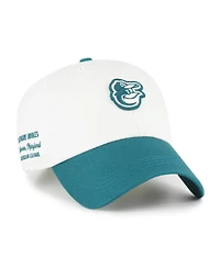 '47 Brand Men's White/Teal Baltimore Orioles Contemporary Tonal Clean Up Adjustable Hat