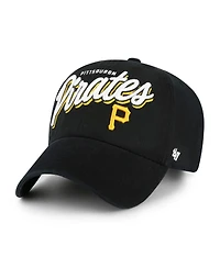 '47 Brand Women's Black Pittsburgh Pirates Ariana Clean Up Adjustable Hat