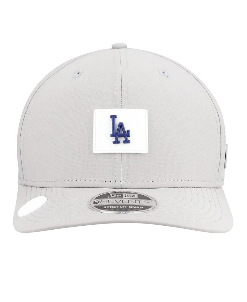 New Era Men's Gray Los Angeles Dodgers 2026 Clubhouse 9SEVENTY Adjustable Hat