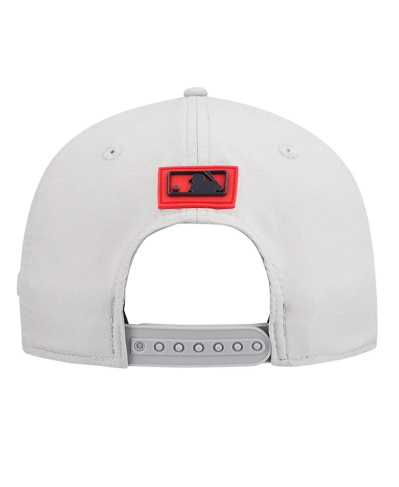 New Era Men's Gray Atlanta Braves 2026 Clubhouse 9SEVENTY Adjustable Hat