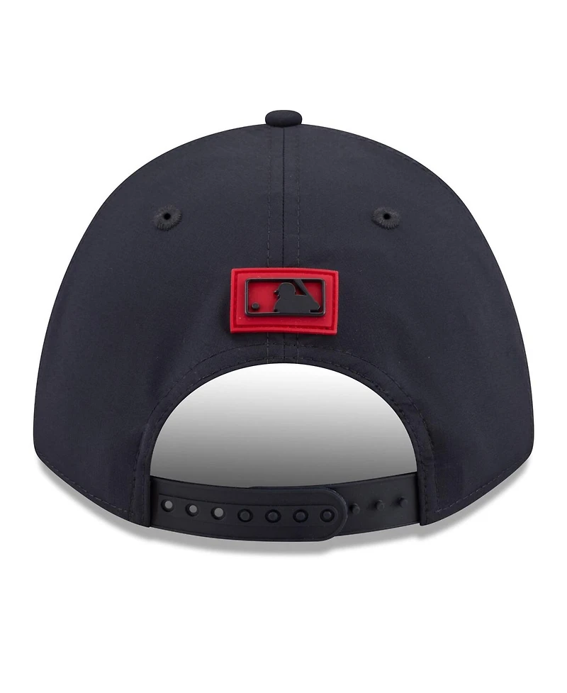 New Era Men's Navy Washington Nationals 2026 Clubhouse 9FORTY A-Frame Adjustable Hat