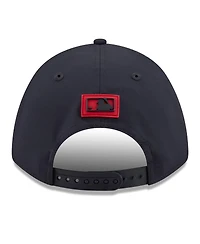 New Era Men's Navy Washington Nationals 2026 Clubhouse 9FORTY A-Frame Adjustable Hat