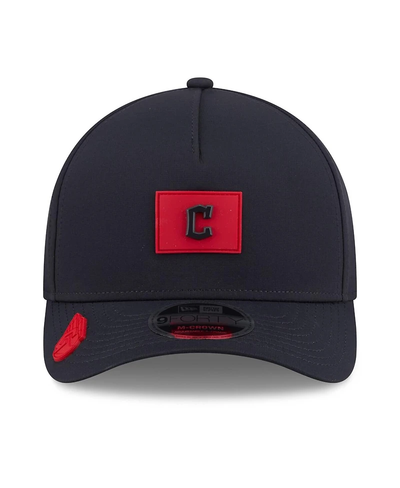 New Era Men's Navy Cleveland Guardians 2026 Clubhouse 9FORTY A-Frame Adjustable Hat