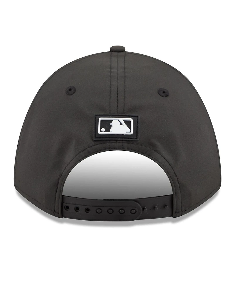 New Era Men's Black Chicago White Sox 2026 Clubhouse 9FORTY A-Frame Adjustable Hat