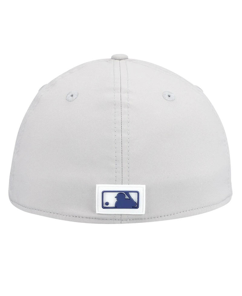 New Era Men's Gray Los Angeles Dodgers 2026 Clubhouse Alternate 39THIRTY Flex Hat