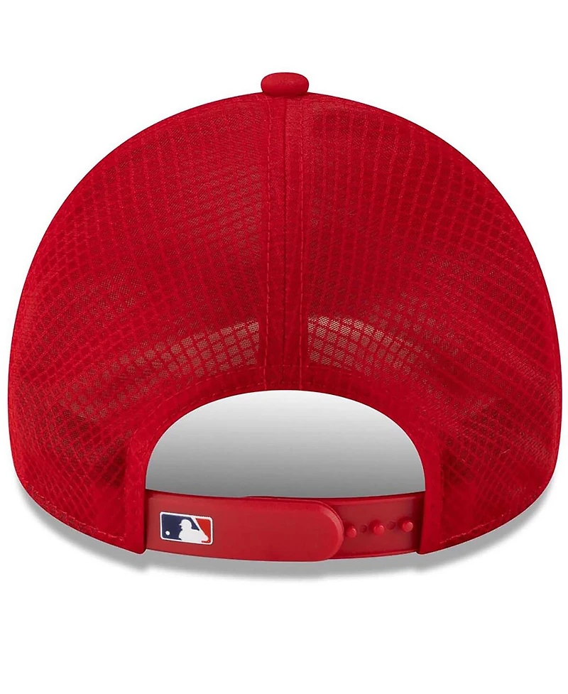 New Era Men's Philadelphia Phillies 2026 Batting Practice Apex 9FORTY Adjustable Trucker Hat