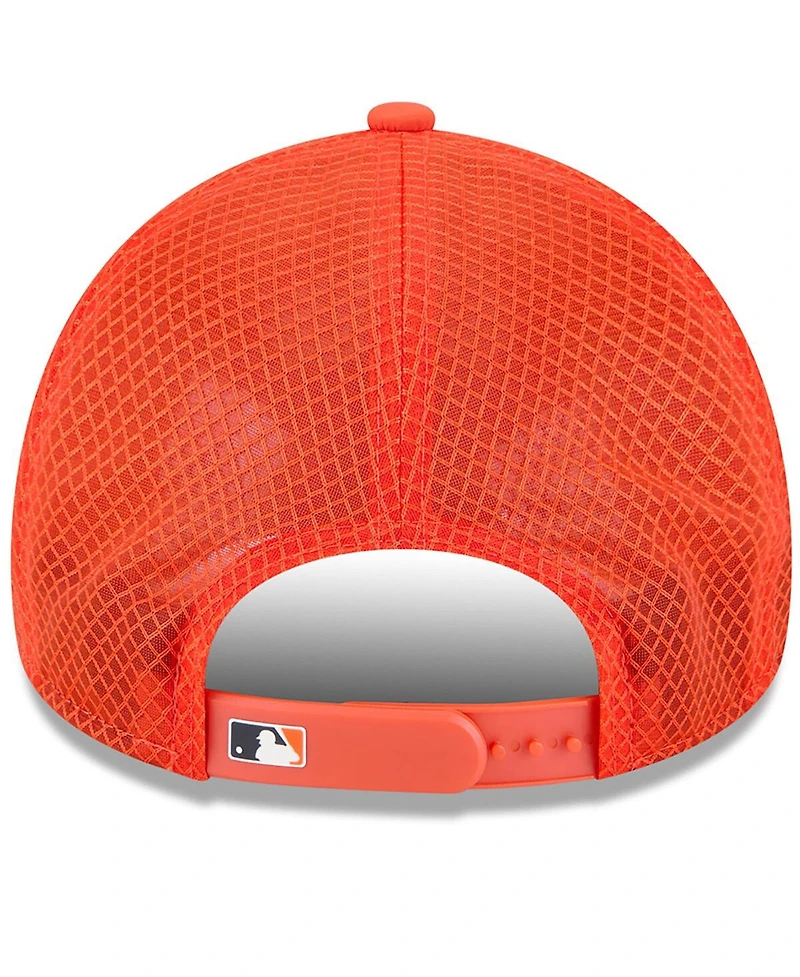 New Era Men's Houston Astros 2026 Batting Practice Apex 9FORTY Adjustable Trucker Hat