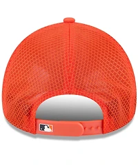 New Era Men's Houston Astros 2026 Batting Practice Apex 9FORTY Adjustable Trucker Hat