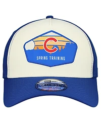 New Era Men's Stone/Royal Chicago Cubs 2026 Spring Training Fan Pack Gradient 39THIRTY Flex Hat