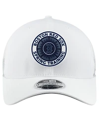 New Era Men's White Boston Red Sox 2026 Spring Training Fan Pack 9SEVENTY Adjustable Trucker Hat