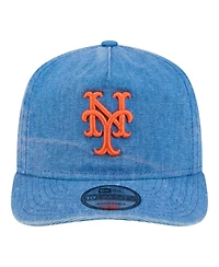 New Era Men's Royal New York Mets Throwback Denim Classic 19TWENTY Adjustable Hat