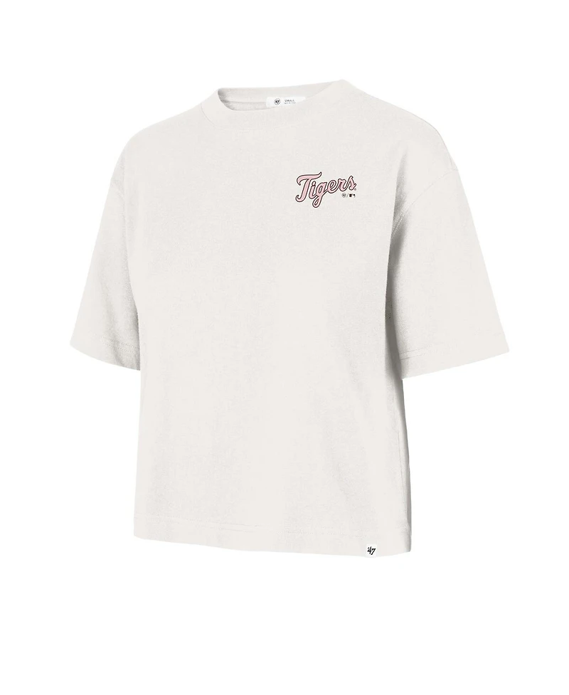 '47 Brand Women's Cream Detroit Tigers Love Letter Reed City T-Shirt
