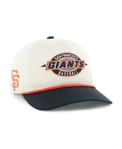 '47 Brand Big Boys and Girls Natural/Black San Francisco Giants Frame Out Hitch Adjustable Hat