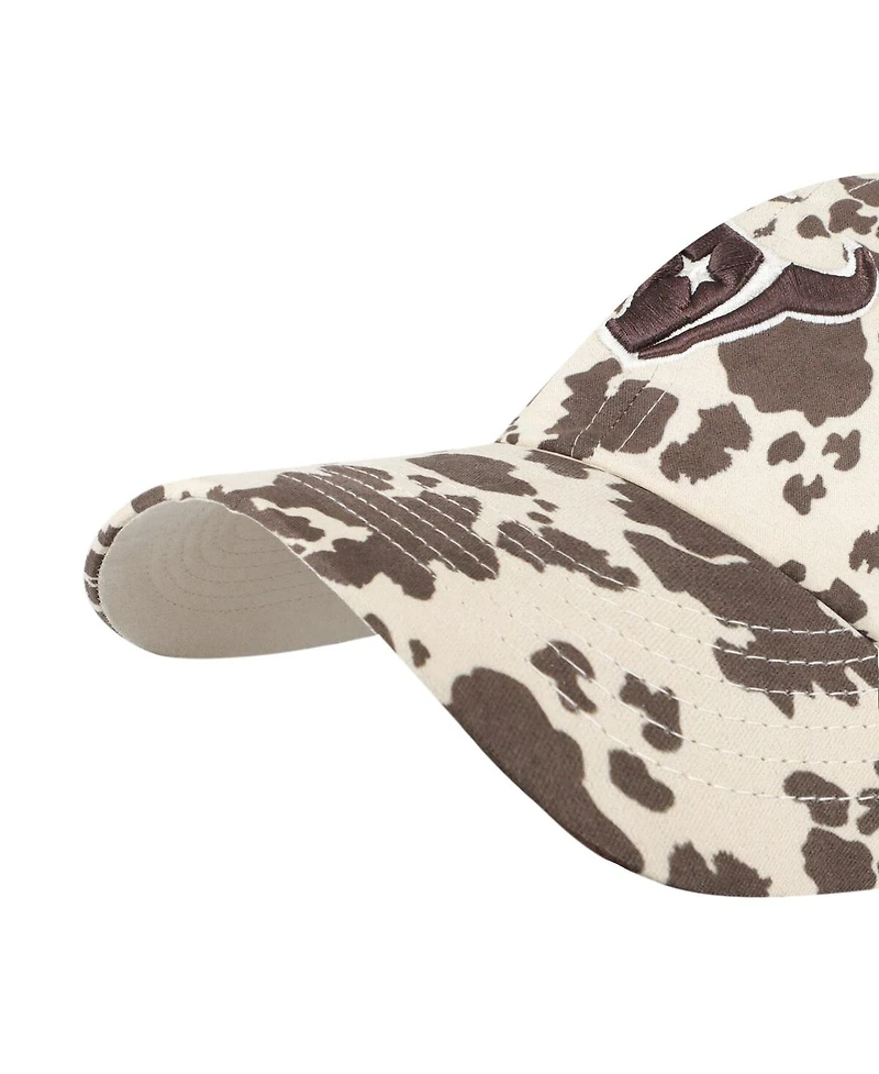 '47 Brand Women's Natural Houston Texans Bessie Clean Up Adjustable Hat