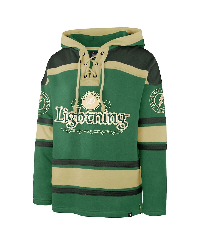 '47 Brand Men's Kelly Green Tampa Bay Lightning McLucky Superior Lacer Hoodie