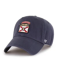 '47 Brand Men's Navy Florida Panthers Alternate Logo Clean Up Adjustable Hat
