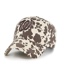'47 Brand Women's Natural Washington Nationals Bessie Clean Up Adjustable Hat