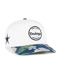 '47 Brand Men's White/Navy Dallas Cowboys Beach Side Hitch Adjustable Hat
