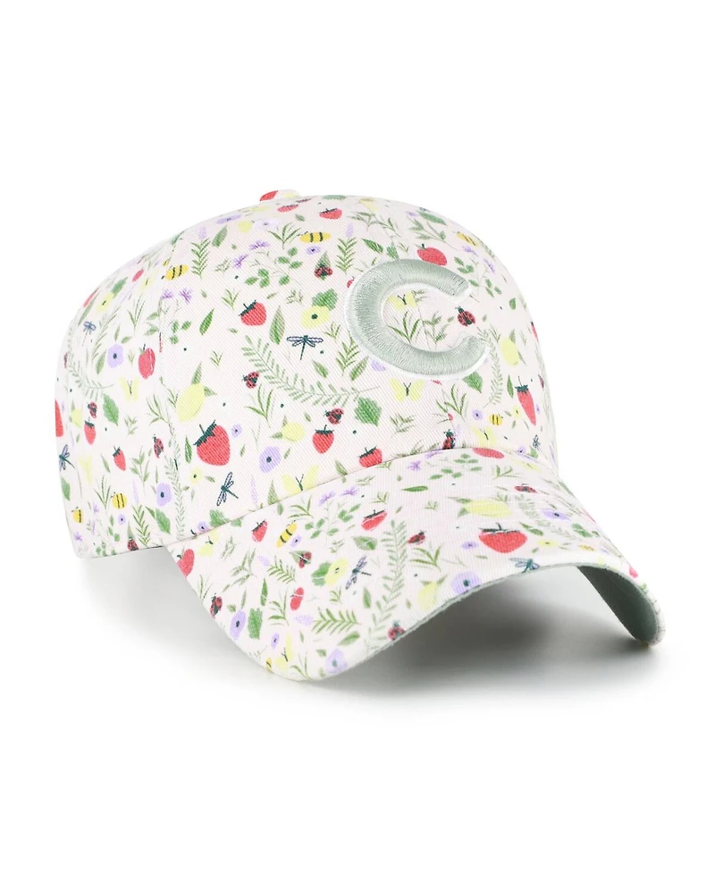 '47 Brand Big Girls Light Pink Chicago Cubs Posey Clean Up Adjustable Hat