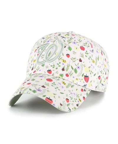 '47 Brand Big Girls Light Pink Washington Nationals Posey Clean Up Adjustable Hat