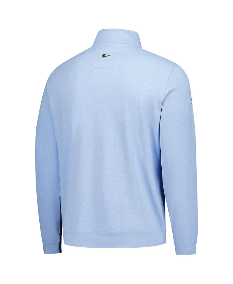 Breezy Golf Men's Light Blue The Players Flagship Quarter-Zip Pullover