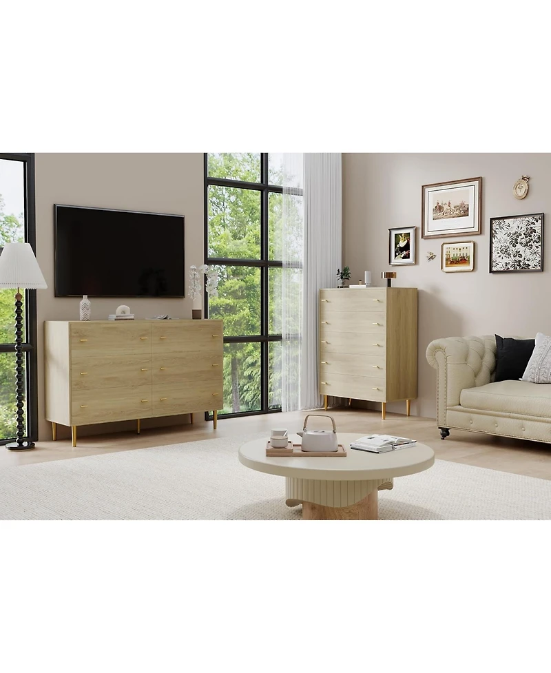 gaomon 44" Tall 5-Drawer Dresser