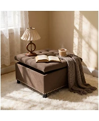Streamdale Furniture Tufted Storage Ottoman