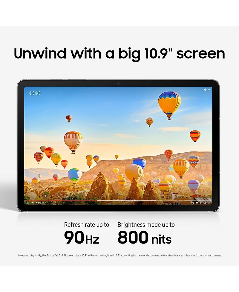 Samsung Galaxy Tab S10 Fe 10.9" Tablet, 128 Gb- Sm-X520NZAAXAR