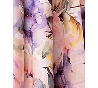 Betsy & Adam Women's Printed Strapless Ball Gown
