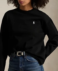 Polo Ralph Lauren Women's Crewneck Long-Sleeve T-Shirt