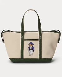Polo Ralph Lauren Holiday Bear Canvas Mini Shopper Tote