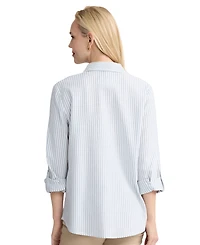 Jones New York Women's Collared Button-Front Shirt