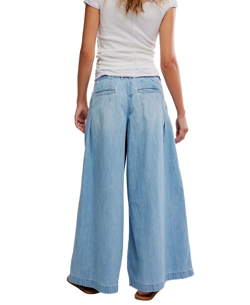 Free People Women's Scout Wide Leg Jeans