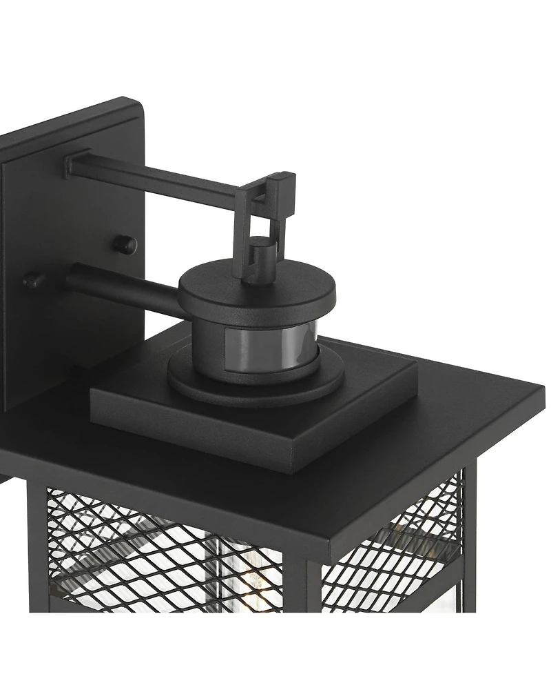 John Timberland Torse High Textured Motion Sensor Outdoor Wall Light