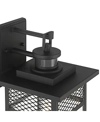 John Timberland Torse High Textured Motion Sensor Outdoor Wall Light