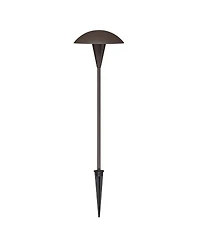 John Timberland Mushroom High Mid Century Modern 10-Piece Outdoor Landscape Lighting Set Porch Led Bulb Bronze Finish