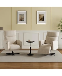 Streamdale Furniture Electric Swivel Recliner with Usb/Type-c Charging