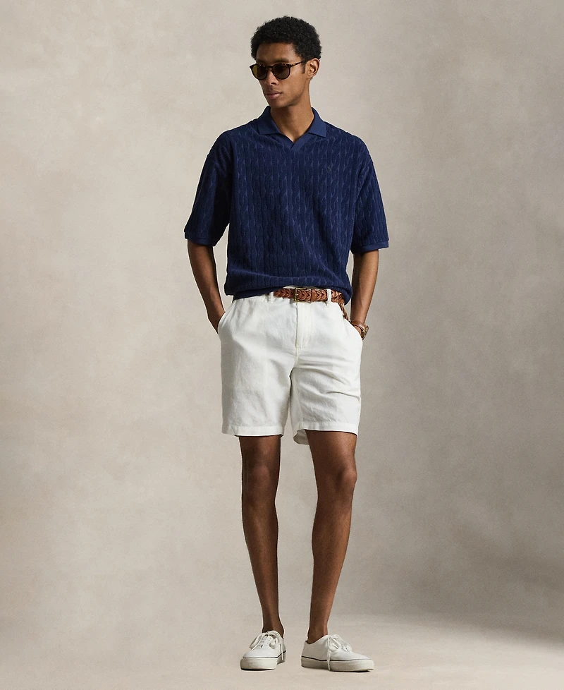Polo Ralph Lauren Men's Relaxed-Fit Cable-Knit Terry Shirt