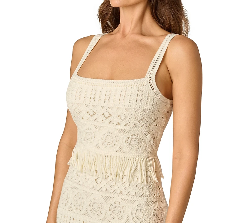 Adrianna Women's Sleeveless Square Neck Dress