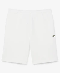 Lacoste Men's Regular-Fit Logo Stripe Fleece Shorts