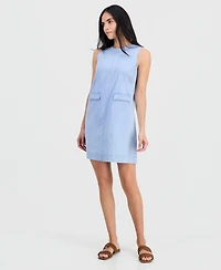 Jones New York Petite Mini Sleeveless Shift Dress