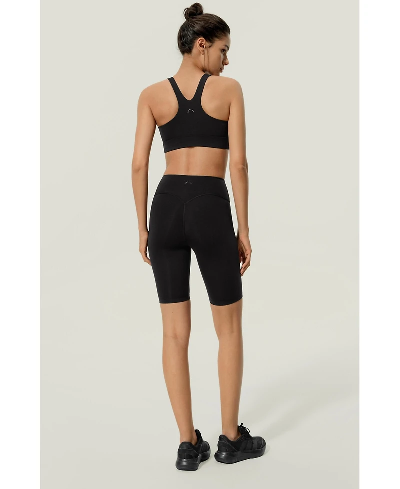 Lilysilk Womens Contour Second Skin Biker Shorts