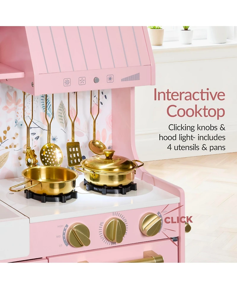 Best Choice Products Pretend Play Kitchen with Framed Chalkboard