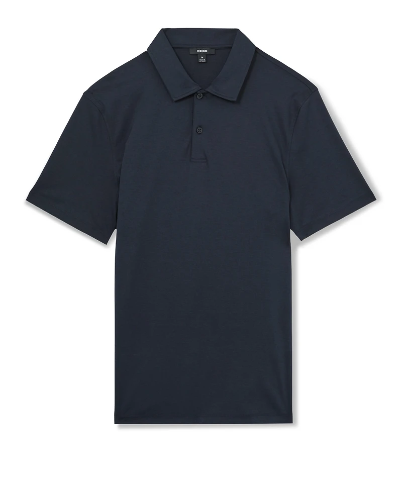 Reiss Men's Air-Water Cotton Polo Shirt