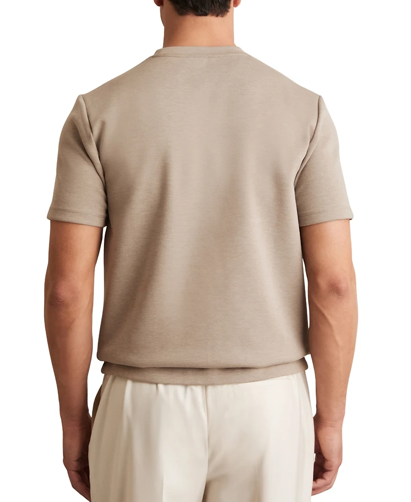 Reiss Men's Premium-Interlock Modern-Fit T-Shirt