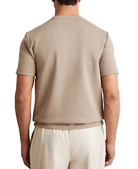 Reiss Men's Premium-Interlock Modern-Fit T-Shirt