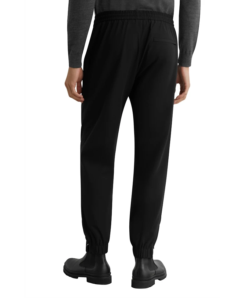 Reiss Men's Technical Cuffed Drawstring Pants