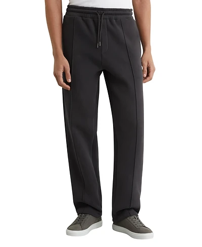 Reiss Men's Cotton-Blend Washed Drawstring Joggers